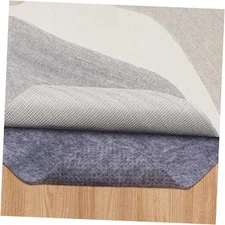 Non Slip Rug Pad, 1/4” Extra Thick Felt Under Rug, 5 x 7 Ft Rug Pad, Cushioned 