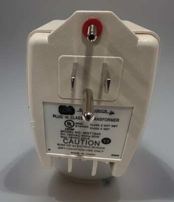 MG Electronics MGT1640, 16 Volt AC 40VA Class 2 Transformer - Brand New In Box