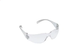 3M 11329 Tekk Virtua Anti-Fog Safety Glasses, Clear Frame, Clear Lens, 10-Pack