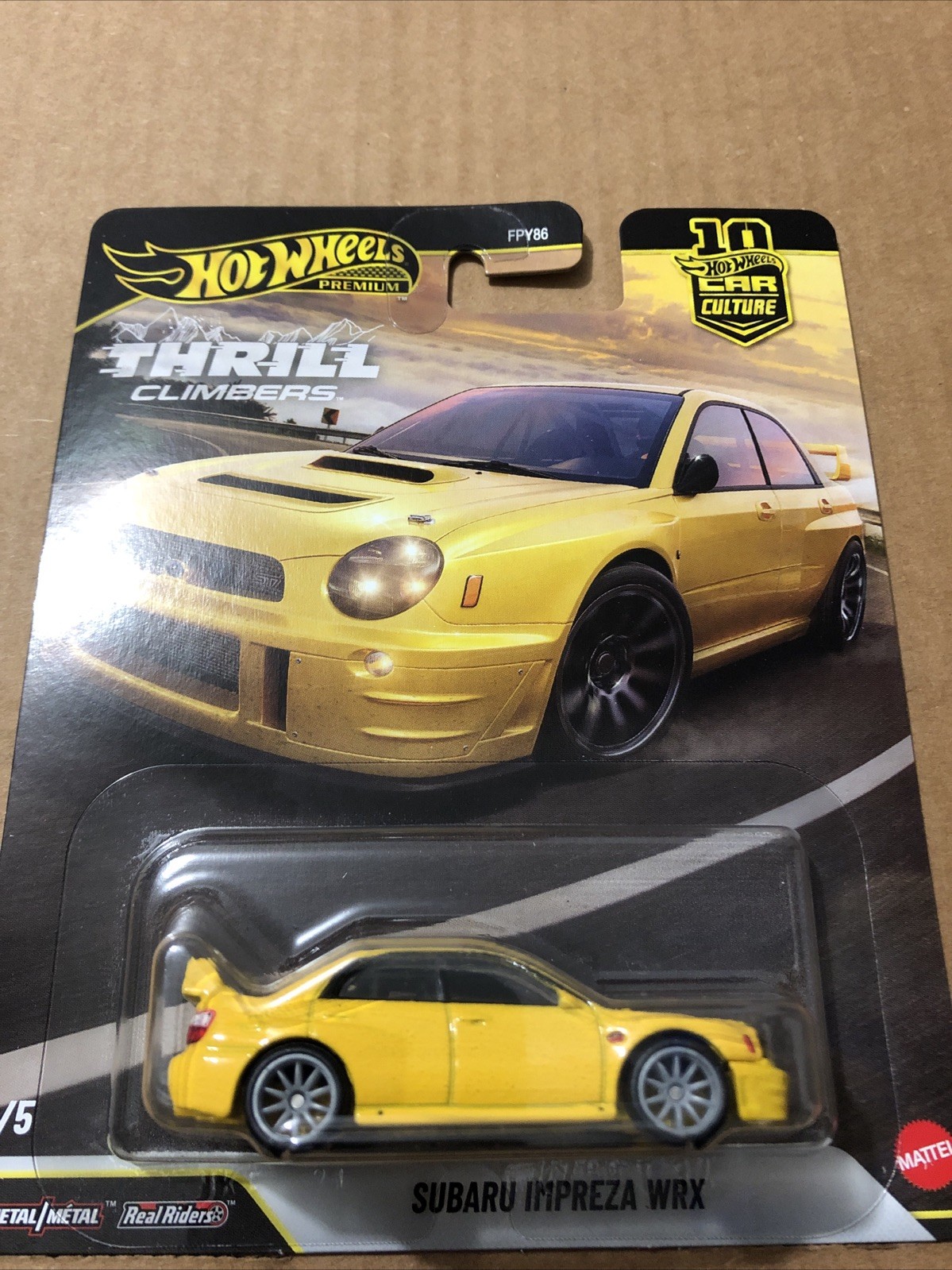 Hot Wheels 2026 Premium Thrill Climbers SUBARU IMPREZA WRX #1/5