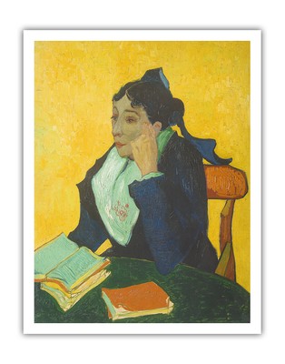 The Woman from Arles - Madame Marie Julien Ginoux - by Vincent van Gogh 1888