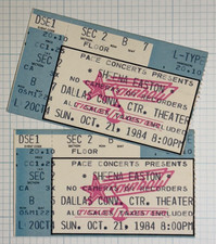 Sheena Easton Vintage Concert Tickets--1984