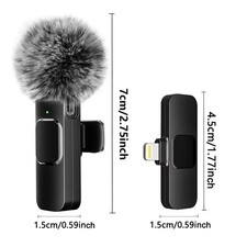 New Wireless Lavalier Microphone Portable Audio Video Recording Mini Microphone