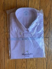 Brooks Brothers Men s Slim Fit Dress Shirt 16 36/37 Non Iron New with Tag