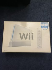 Nintendo Wii Console RVL-001 in Box w/ Sports Complete  CIB Tested  Working