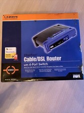 Linksys BEFSR41 4-Port 10/100 Wired Router BEFSR41 v2 Cable/ DSL Router