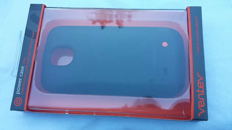 NUEVO VENTEV POWERCASE 2300 PARA SAMSUNG GALAXY S4 GRIS/ROSA/NARANJA, SELLADO Foto 4 de 4