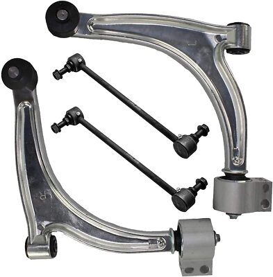 Front Lower Control Arms Sway Bar Links for Chevy Malibu Pontiac G6 Saturn Aura