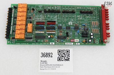 36892 APPLIED MATERIALS PCB ASSY, ASP CHAMBER INTERFACE, 0100