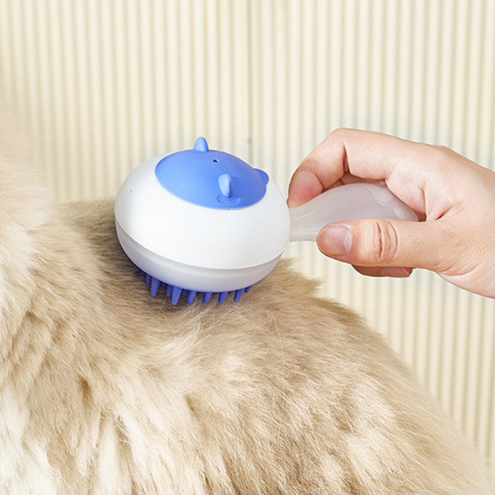 Dog Bathing Brush Pet Grooming Shampoo Dispenser Brush Cat Grooming