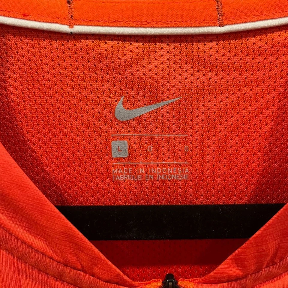 Nike Florida Gators Lightweight Half-Zip Windbreaker Jacket Orange Team Gear L - Image 2 of 4