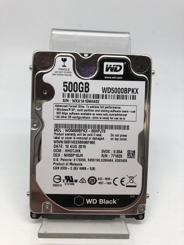 Interne Festplatte 2,5 Zoll 500GB Westerndigital Modell WD5000BPKX Gebraucht