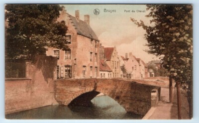 BRUGES Pont du Cheval BELGIUM Postcard