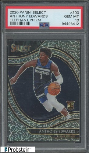 2020 Panini Select Anthony Edwards Elephant Prizm 300