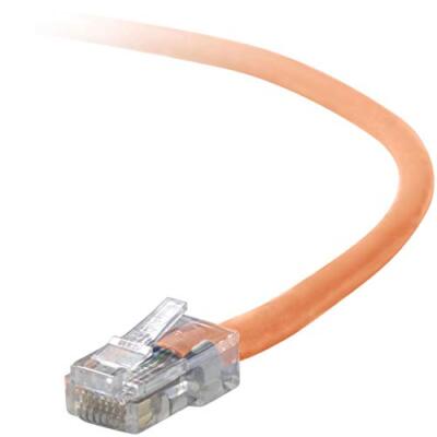 BELKIN COMPONENTS A3L791-03-ORG 3FT CAT5E PATCH CABLE, UTP, ORANGE PVC JACKET, 2