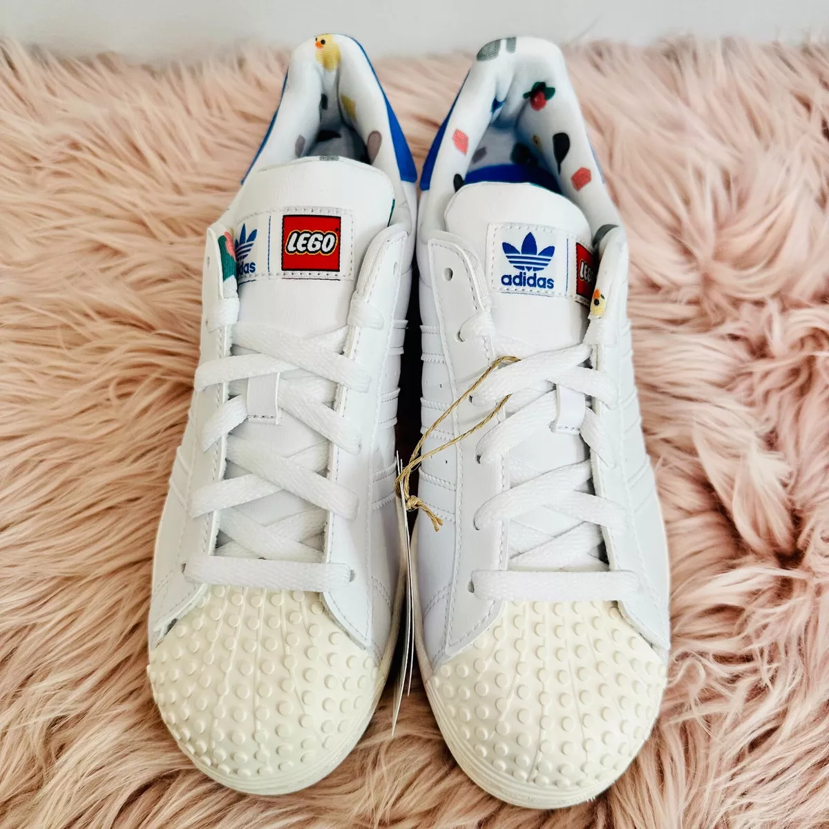 ADIDAS ORIGINALS X LEGO SUPERSTAR SNEAKERS LIMITED EDITION SIZE 6