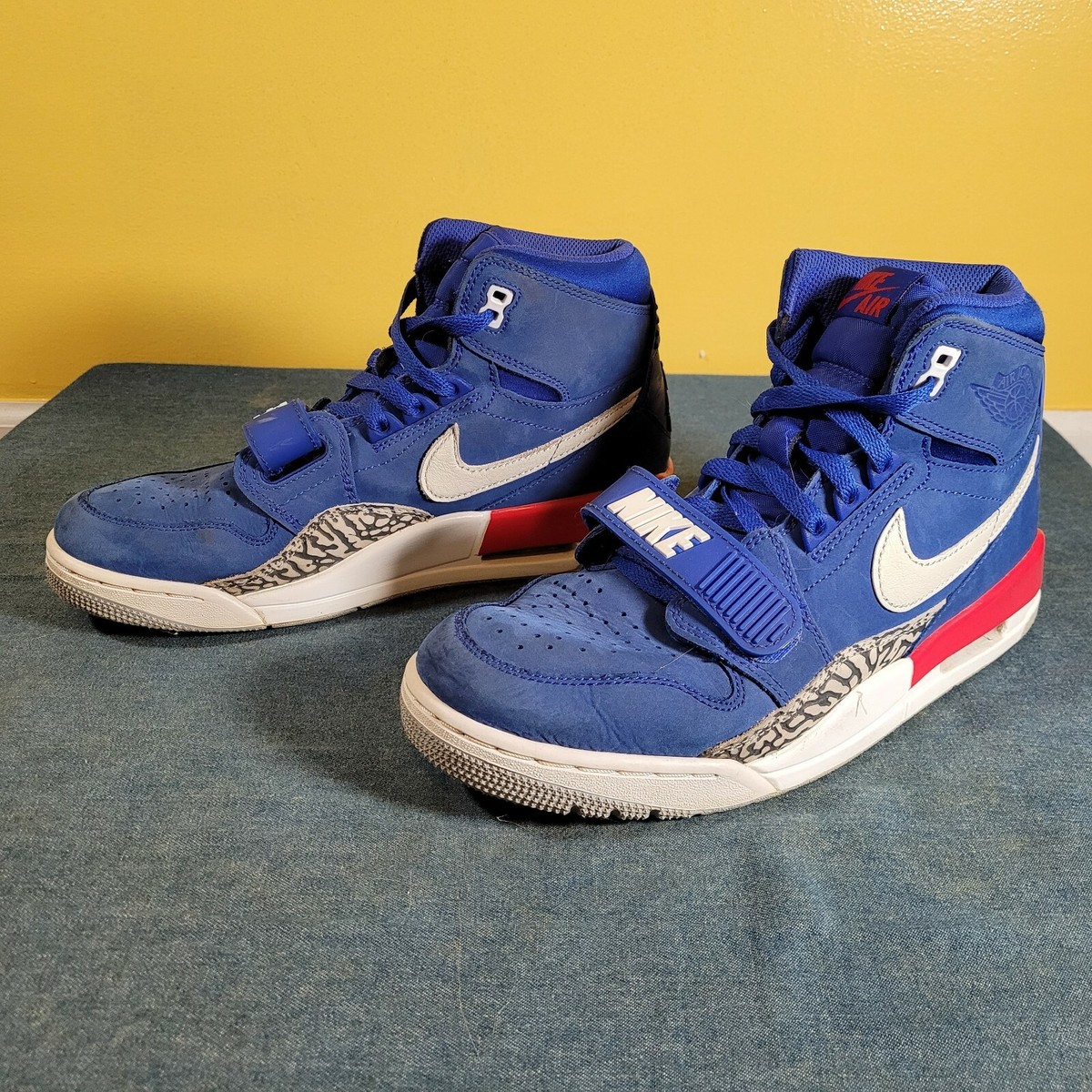 Nike Air Jordan Legacy 312 Detroit Red White Blue Shoes AV3922-416 Men's