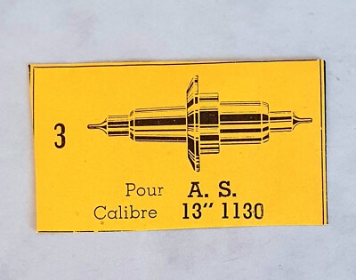 Axe De Balancier Pour Montre AS 13''' 130 - Marque Gillet & Cie Besançon, Neuf