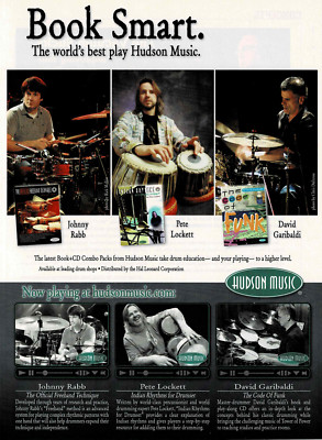 HUDSON MUSIC - JOHNNY RABB / PETE LOCKETT / DAVID GARIBALDI - 2008 Print Ad