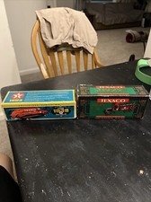 Texaco 1939 Dodge Airflow And 1925 Kensworth Stake Truck Coin Bank Diecast