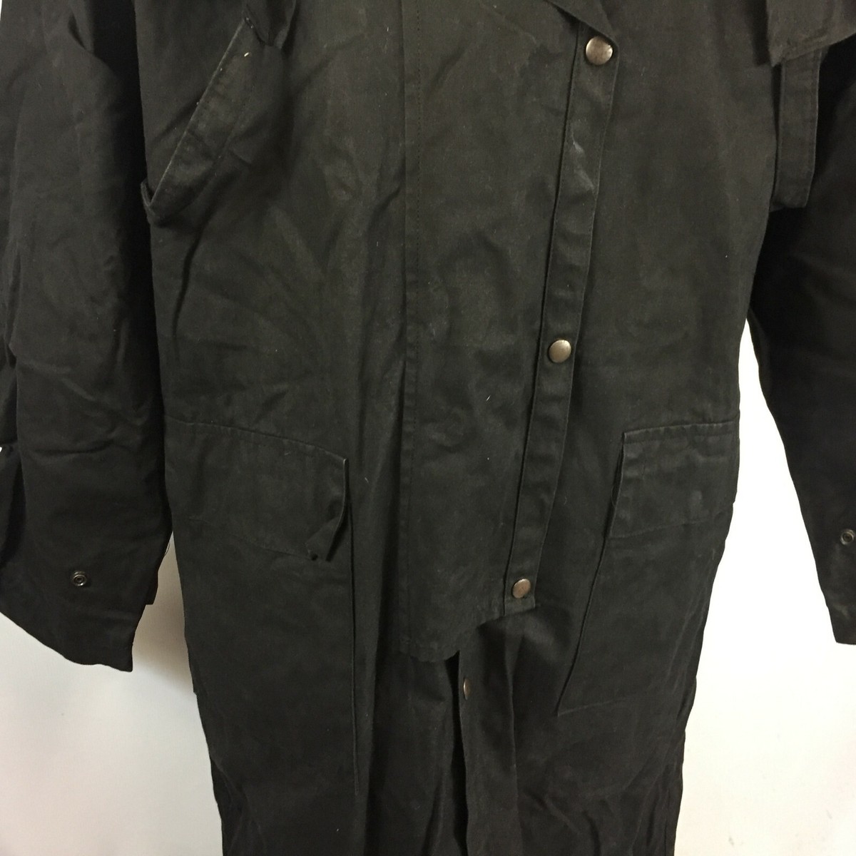 Vintage 80s 90s Sydney Oil Skin Waxed Canvas Duster Vintage 80s 90s Sydney Oil Skin Waxed Canvas Duster