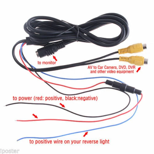 7" Backup Camera and Monitor Kit System Reverse Parking For Truck RV Caravan Bus - Picture 5 of 14