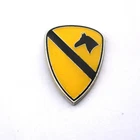 1st Cavalry Pin Badge - American US Insignia Horse Shield Military Division New