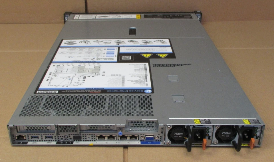 Lenovo System x3550 M5 8C E5-2620v4 2.1GHz 16GB RAM 4x 2.5" Bay 1U Rack Server - Image 2 of 2