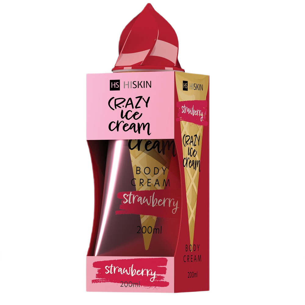 5905359803850 Крем для мороженого Crazy Ice Cream do ciaa Truskawka 200 мл в упаковке 3490₽