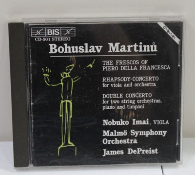 Frescoes of Piero Della Francesca by Martinu / De Preist / Malmo So (CD, 1994)