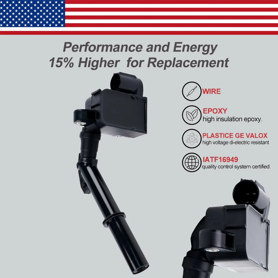 8X Bobina de encendido OEM + 8x Bujía para Mercedes-Benz E550 S550 V8 UF733 UF741 Foto 3 de 4