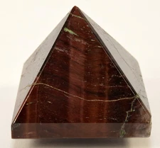 42mm 75g Deep Red Tiger Eye Pyramid Chatoyant Gemstone Crystal Mineral - Africa