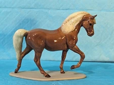 Rare Special Run Hagen Renaker  Chestnut Morgan Stallion  50 Made in Chestnut