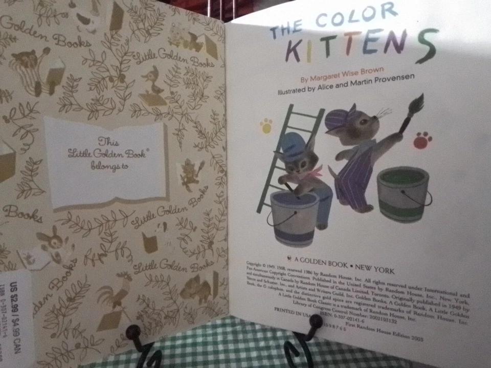 THE COLOR KITTENS Classic Little Golden Book 2003 (VGC) - image 3 of 4