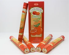 Hem Tangerine Incense Bulk 6 x 20 Stick Box, 120 Sticks, Free Shipping