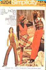 Simplicity How To Sew 5204 Skirt Pants Vest M...