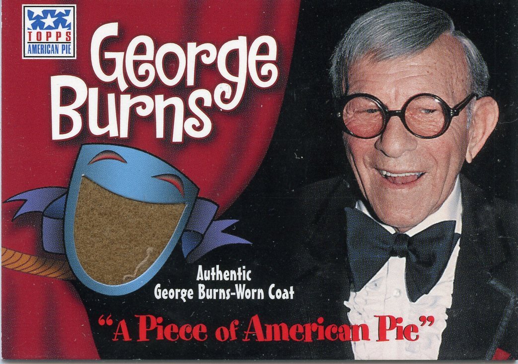 2002 TOPPS AMERICAN PIE GEORGE BURNS WORN COAT | eBay