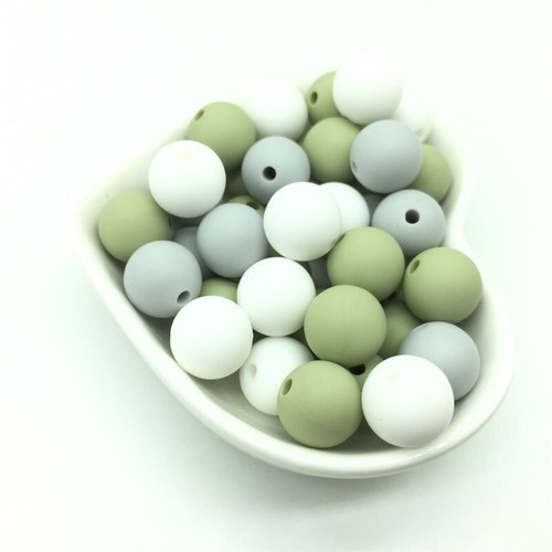 Round Shaped Silicone Beads Lanyard Keyring Keychain Making Jewelry Accessories - Picture 15 of 24