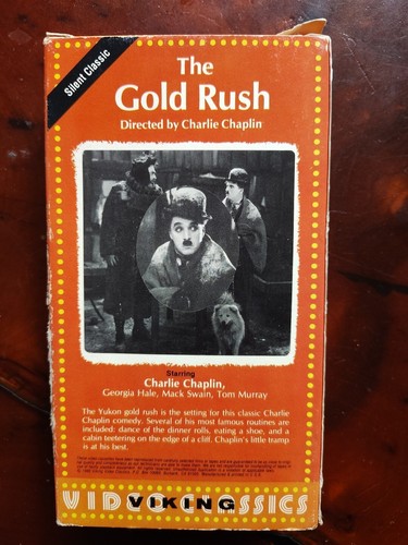 Charlie Chaplin The Gold Rush VHS Vintage Sealed Viking Video Classics - Picture 2 of 3