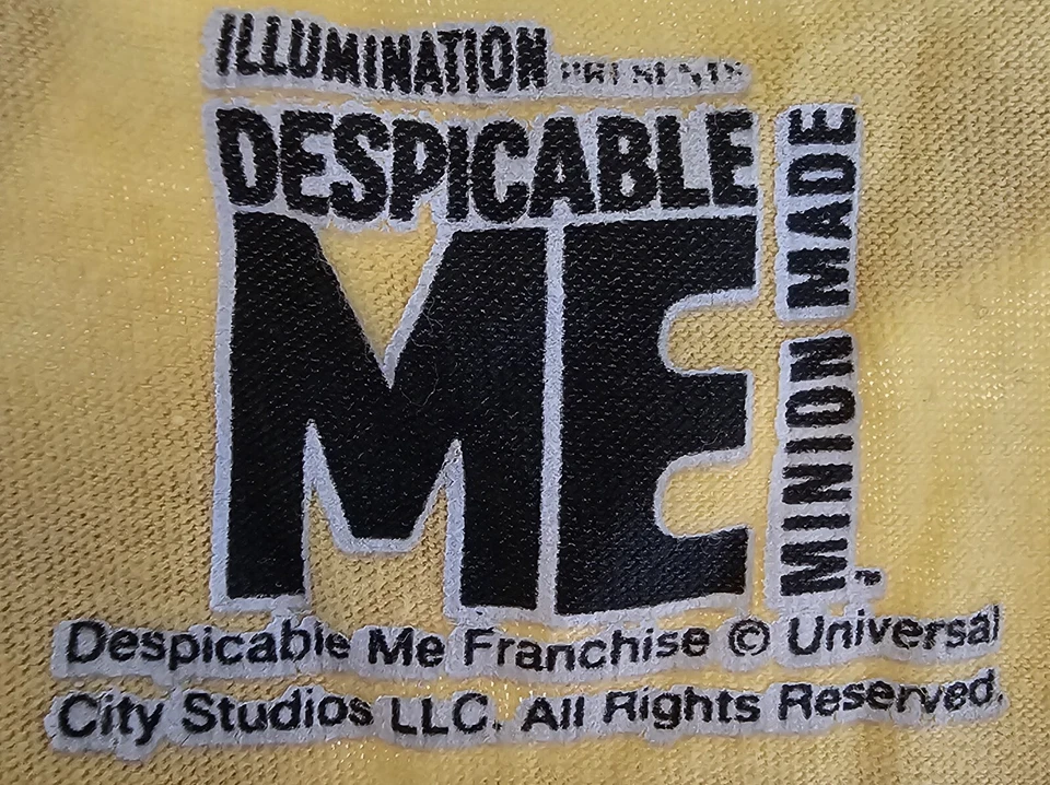 Camisa Top Mujer Despicable Me Minion Talla M Mediana L Grande I'm One In A Million Foto 2 de 4