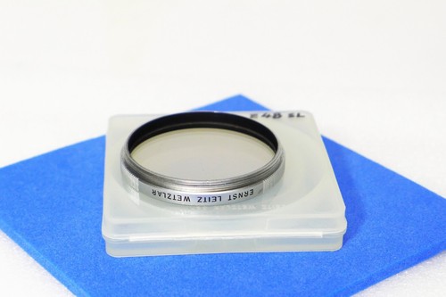 Leica E48 48mm N.Y. SL Skylight Filter w/Case F/Leica 28mm V.1 /V.2 M Lens Mint - Picture 5 of 9