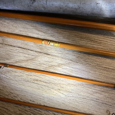 Vintage South Bend 323 Bamboo Fly Rod 9' W/ Metal Tube Vintage South Bend 323 Bamboo Fly Rod 9' W/ Metal Tube