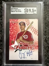 2004 Bowman Signs Of The Future Joey Votto Reds RC Rookie SGC 9.5 Auto 10