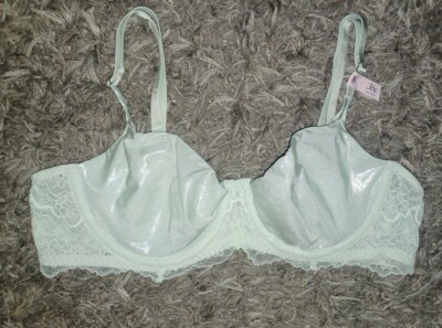 VS dream angel wicked Unlined push up bra new  36b Minty shine