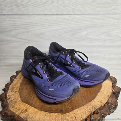 Brooks Ghost 15 Purple Sneakers Shoes Running Walking 1203801B544 Adult Women 10