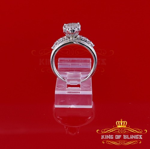 0.50 CT Real Diamond Womens Sterling Silver White Ring Size 7 marquise shape - Picture 7 of 12