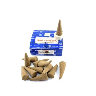 Encens Nag Champa 12 Cônes Plantes Naturelles Naturel Encens Medecine Prières