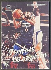 Jordan Mclaughlin Timberwolves 2019-20 Panini Chronicles Luminance Rookie#136