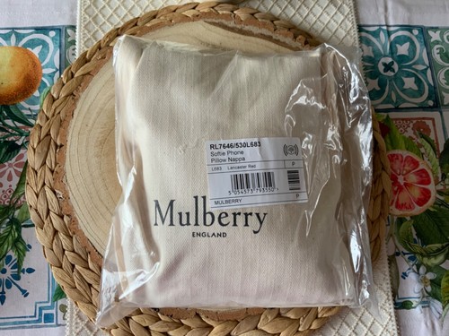 MULBERRY 🌸 Softie Pillow Phone RED Nappa Bag RRP £595 Padded LEATHER Crossbody - Picture 18 of 21
