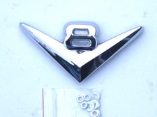 54 1954 Ford Truck Chrome V 8 Grill Emblem F 100 New 